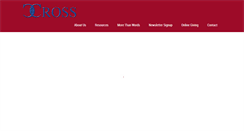 Desktop Screenshot of crossministry.org