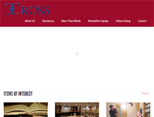 Tablet Screenshot of crossministry.org